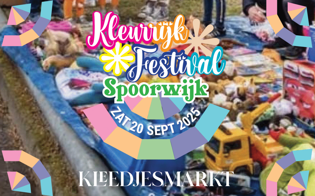 Aanmelden kleedjesmarkt Kleurrijk Festival Spoorwijk 2025